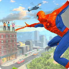 Superhero Flying:Ropehero Game